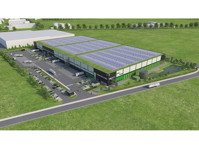 Building application, procurement & project management logistics center Schwanewede